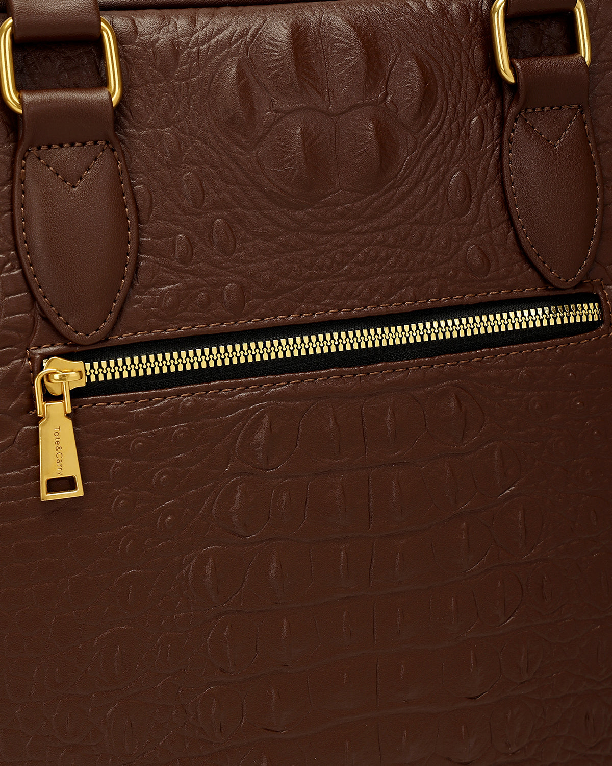 Statement Jetsetter Laptop Bag in Brown
