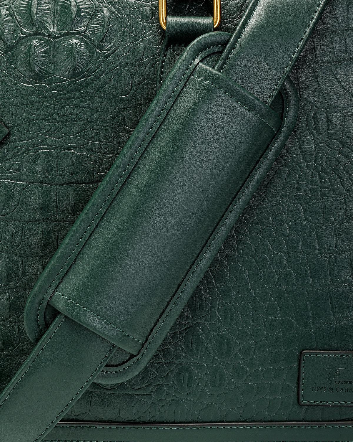 Statement Jetsetter Laptop Bag in Emerald Green