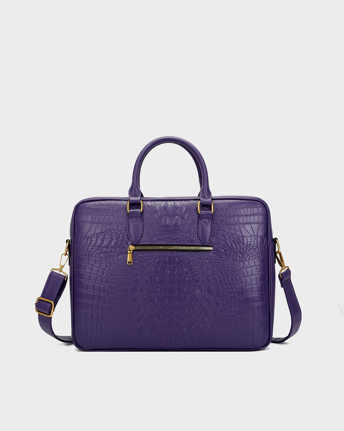 Statement Jetsetter Laptop Bag in Purple
