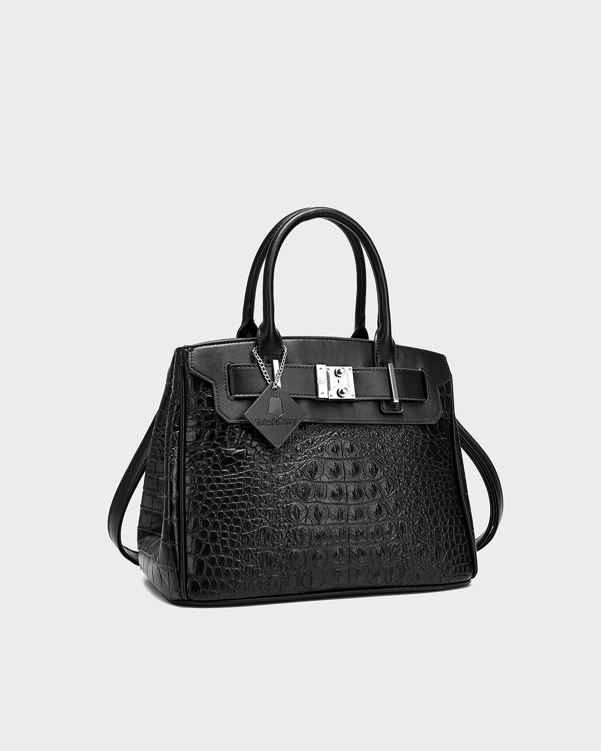 Statement Luxury Prosper Tote In Black