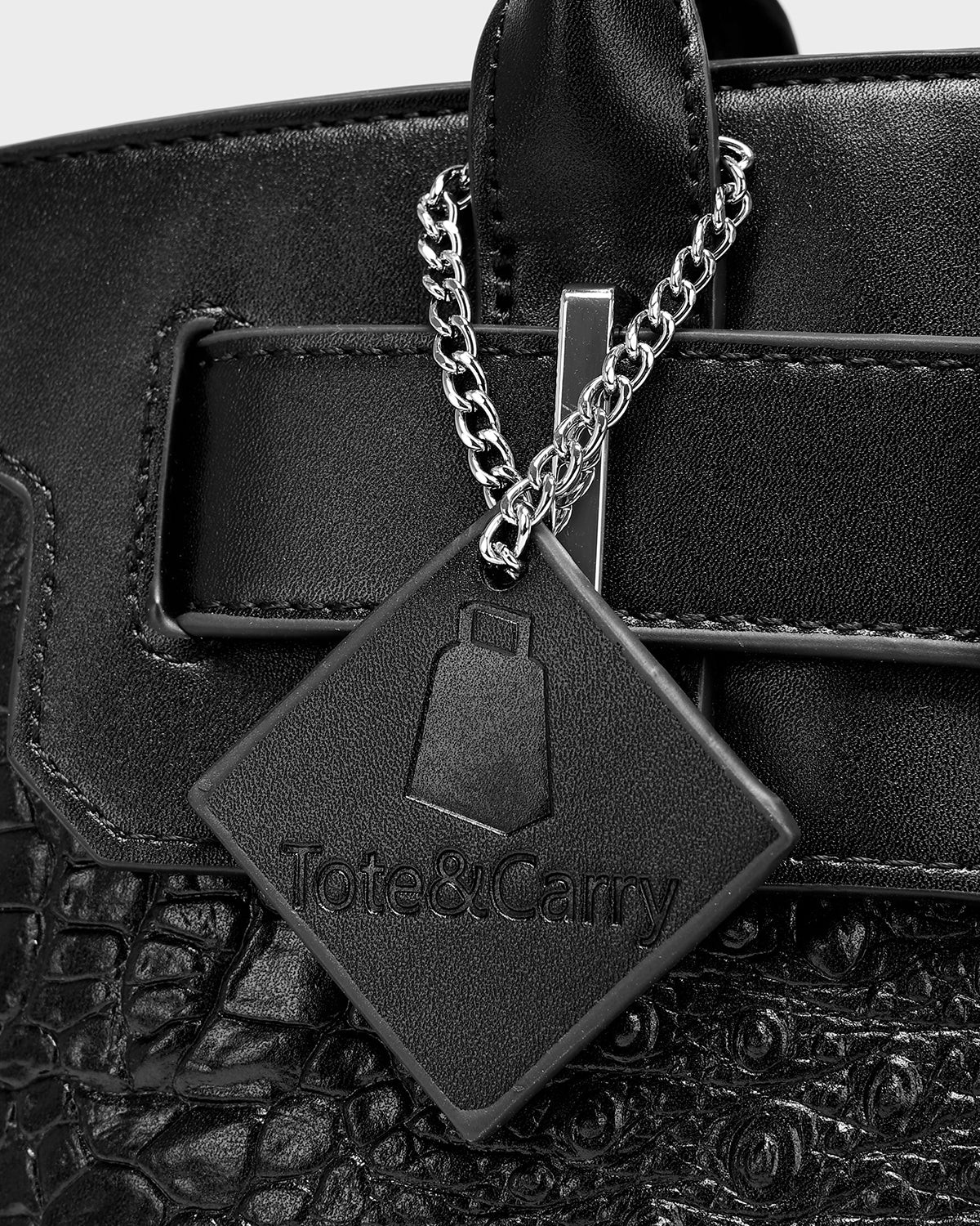 Statement Luxury Prosper Tote In Black