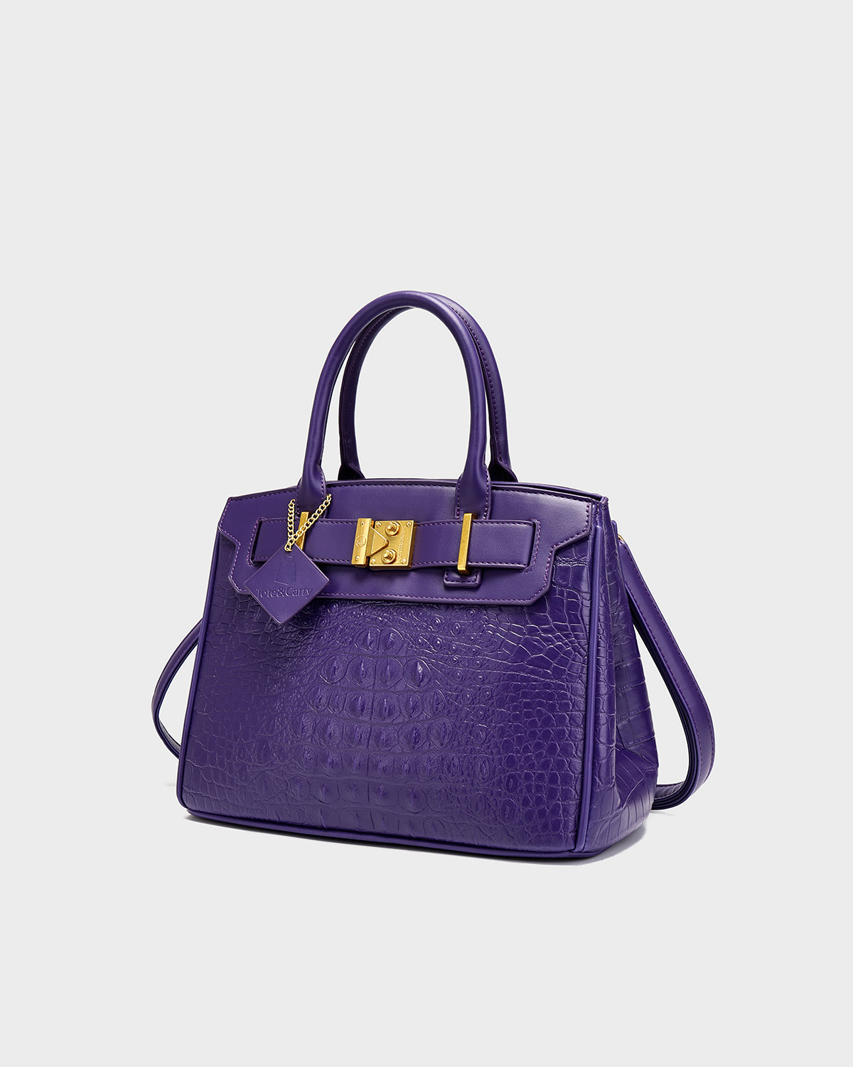 Statement Luxury Prosper Tote In Purple