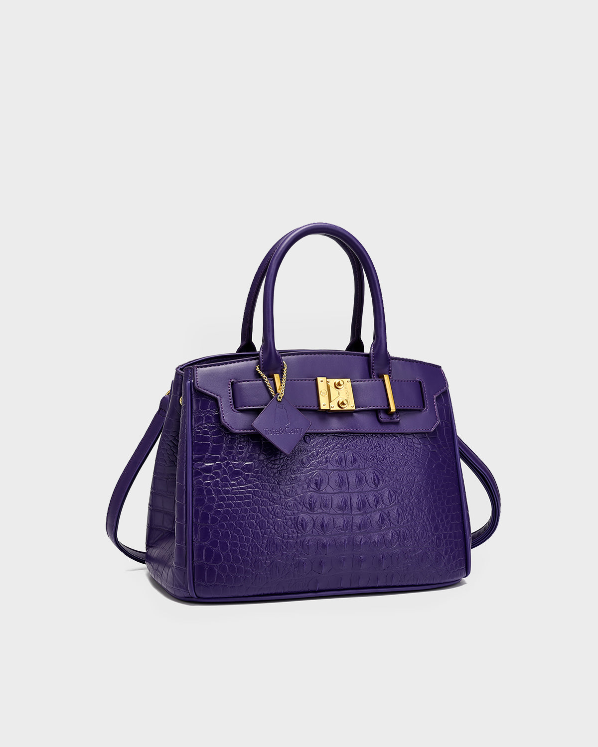 Statement Luxury Prosper Tote In Purple