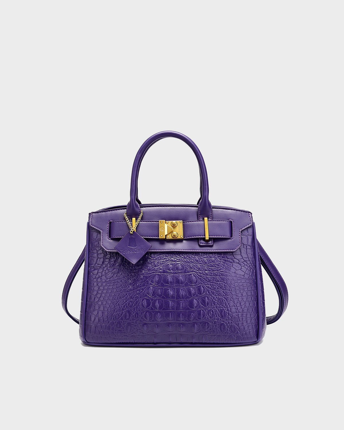 Statement Luxury Prosper Tote In Purple