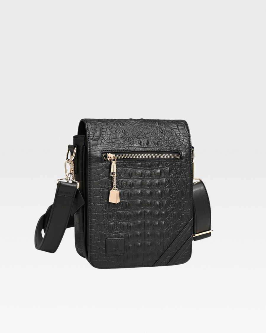 Apollo 2 Mini Messenger Bag in Black