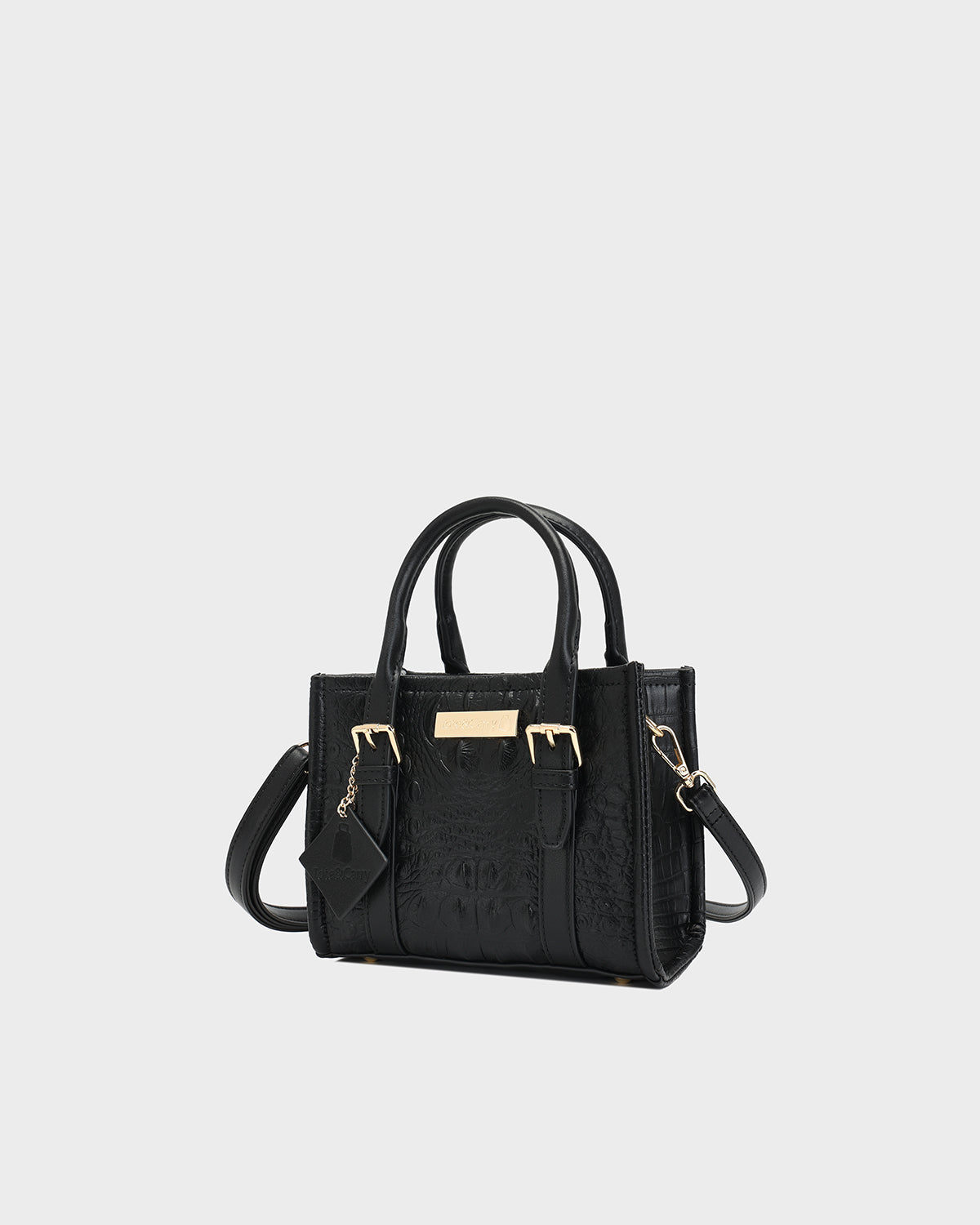 Statement Mini Tote Bag in Black TikTok