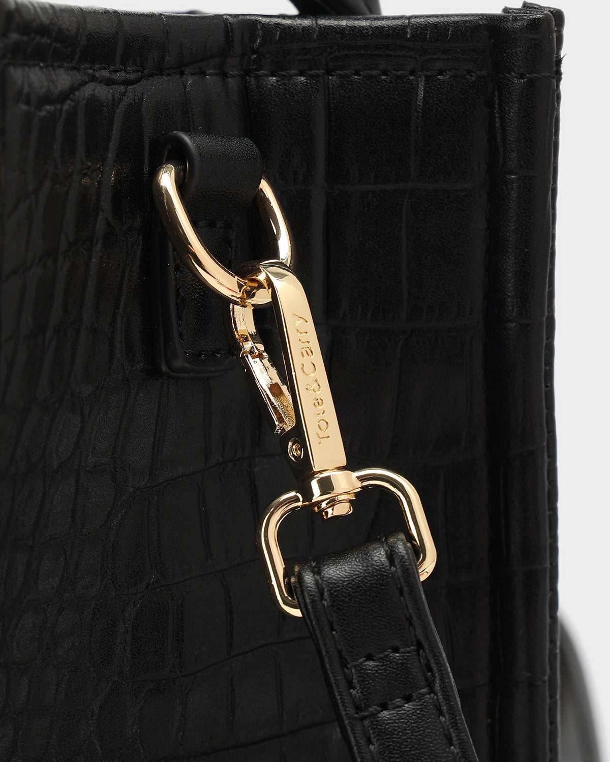 Statement Mini Tote Bag in Black TikTok