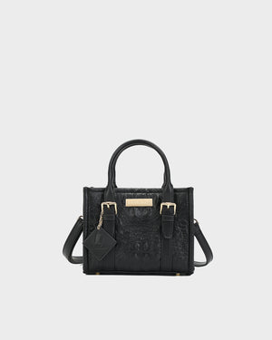 Statement Mini Tote Bag in Black TikTok