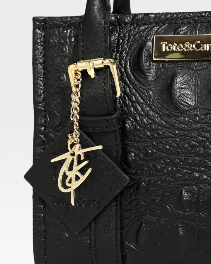 Apollo 2 Mini Tote Bag in Black