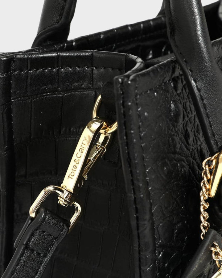 Apollo 2 Mini Tote Bag in Black