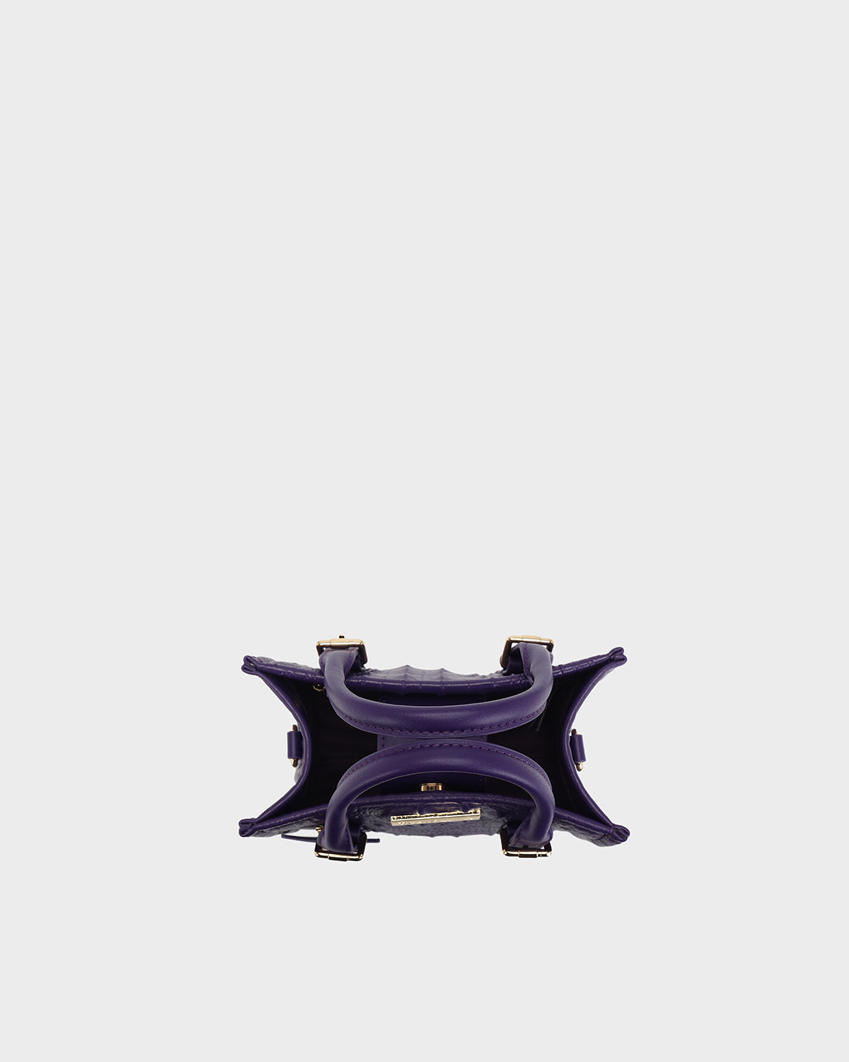 Statement Mini Tote Bag in Purple
