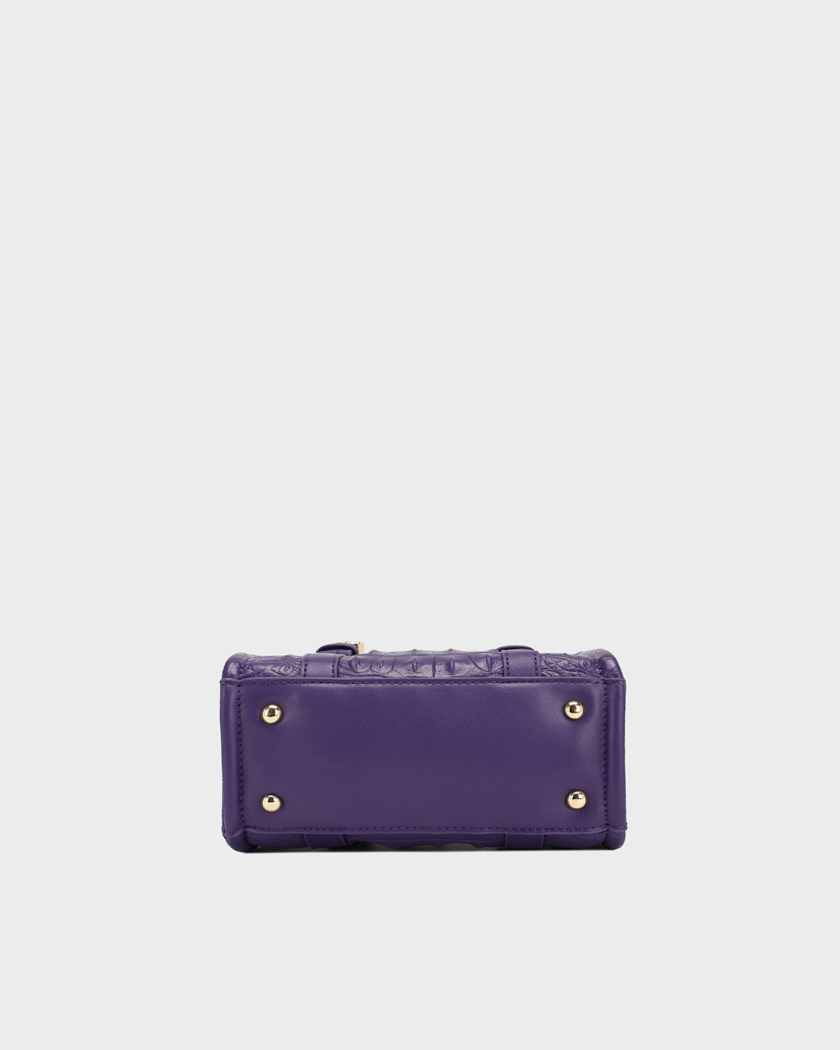 Statement Mini Tote Bag in Purple