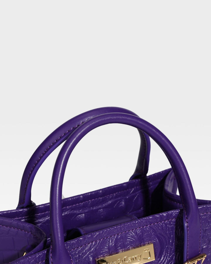 Apollo 2 Mini Tote Bag in Purple