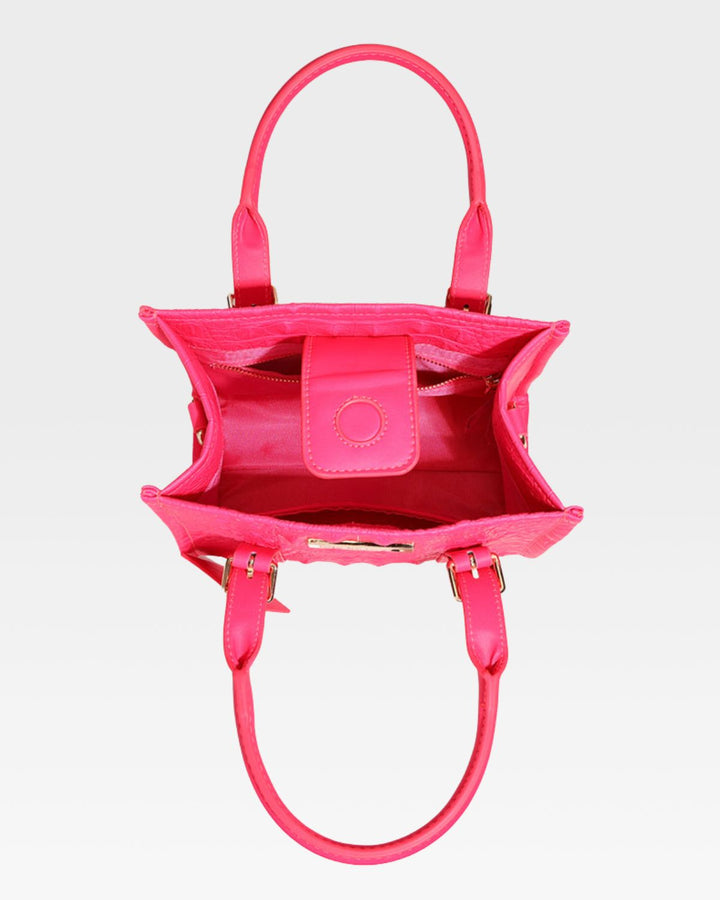 Apollo 2 Mini Tote Bag in Neon Pink