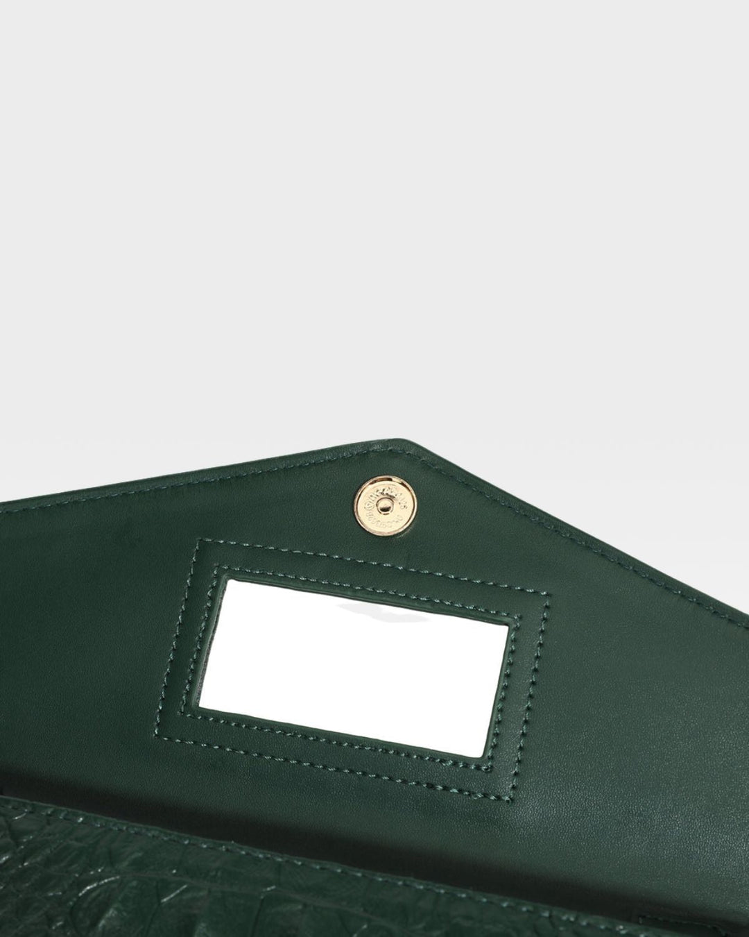 Apollo 2 Clutch Shoulder Bag in Emerald Green