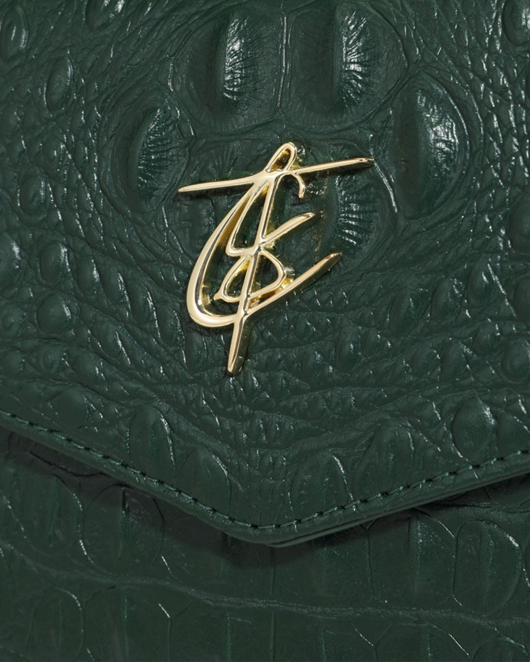 Apollo 2 Clutch Shoulder Bag in Emerald Green
