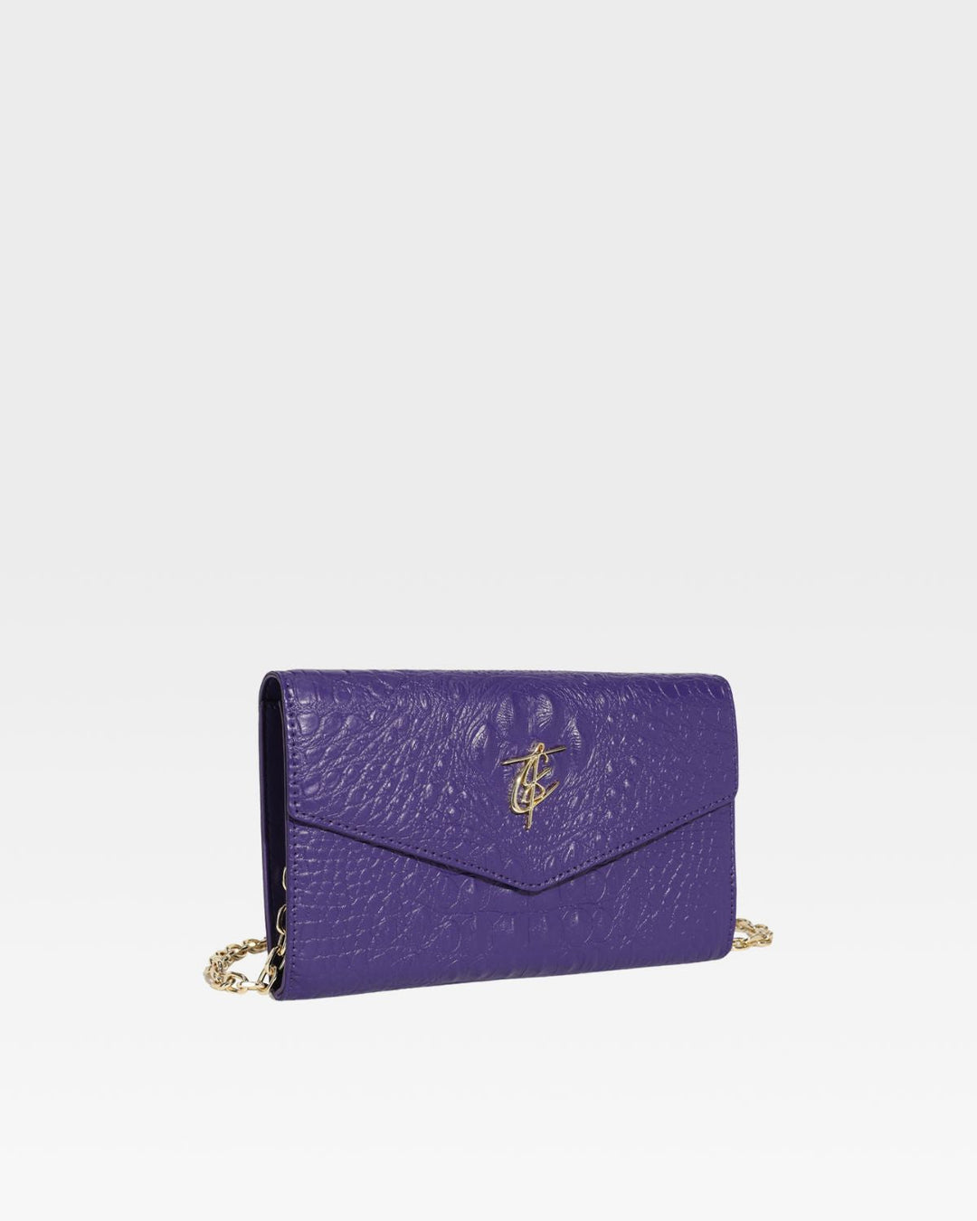 Apollo 2 Clutch Shoulder Bag in Purple