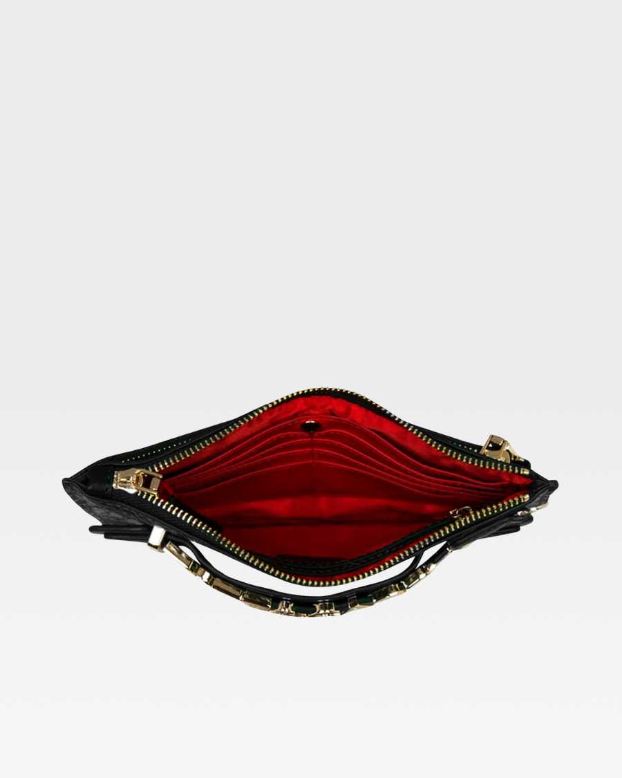 Apollo 2 Clutch Purse in Black