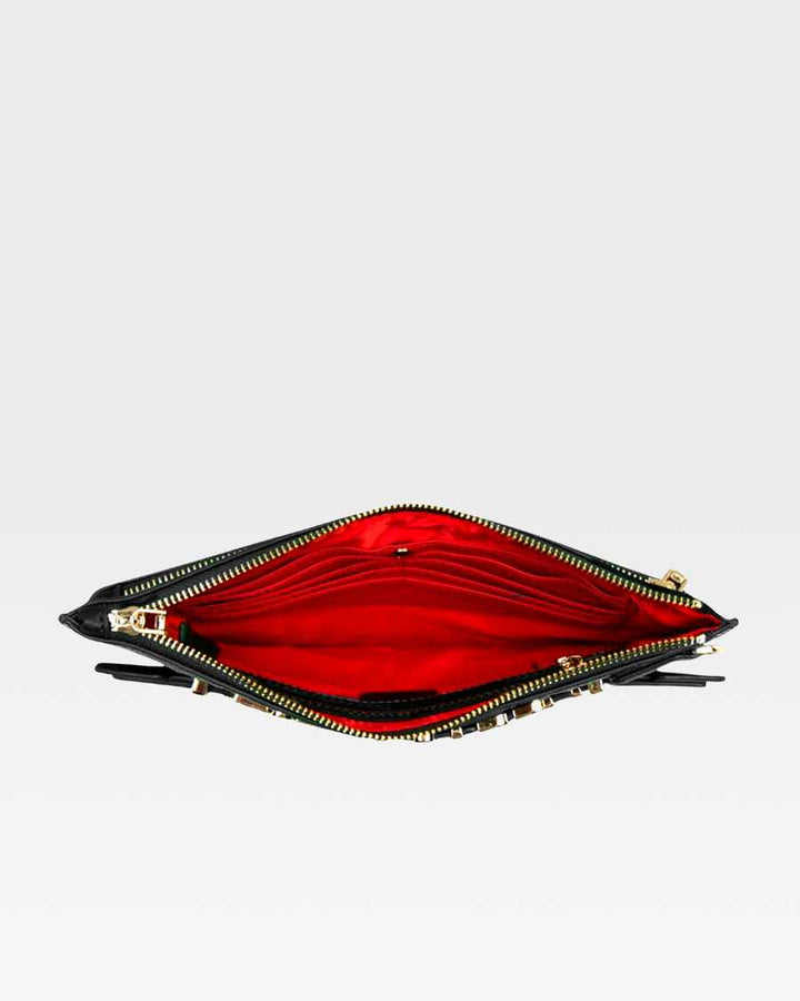 Apollo 2 Clutch Purse in Black