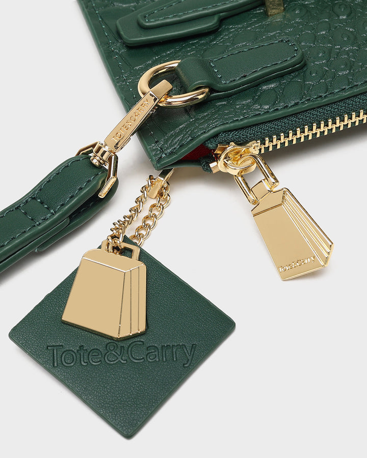 Apollo 2 Clutch Purse in Emerald Green