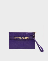 Statement Vogue Clutch in Purple