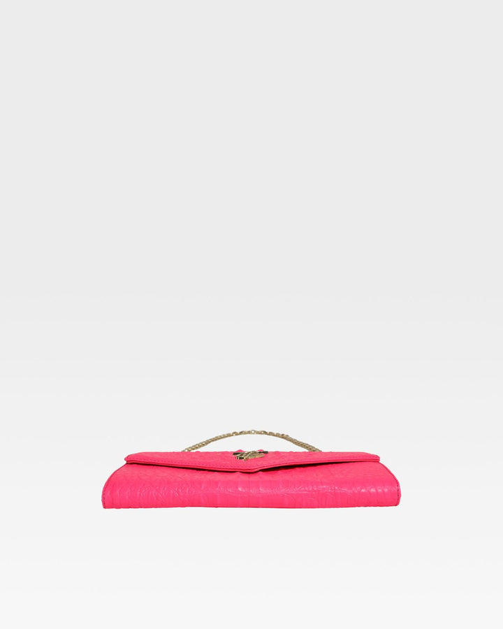 Apollo 2 Clutch Shoulder Bag in Neon Pink