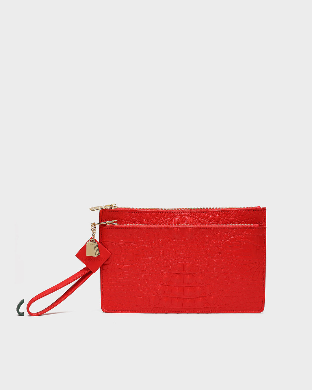 Apollo 2 Clutch Purse in Red