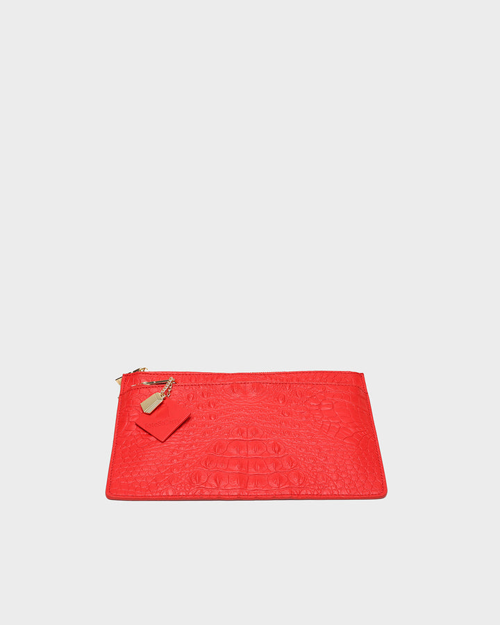 Apollo 2 Clutch Purse in Red