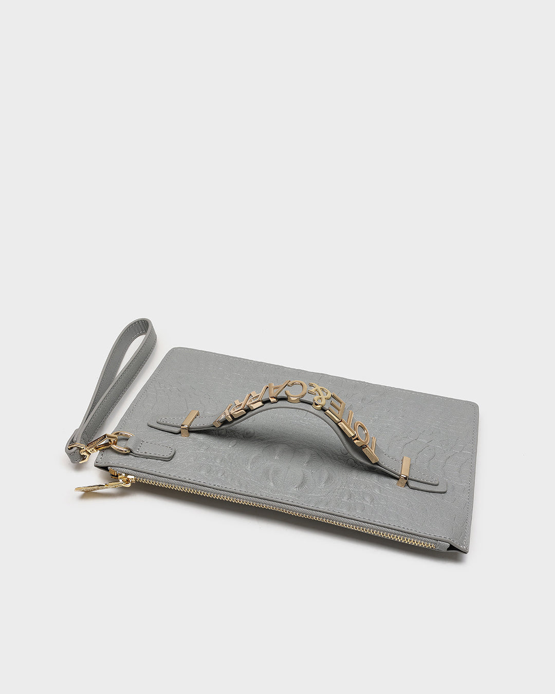 Apollo 2 Clutch Purse in Grey