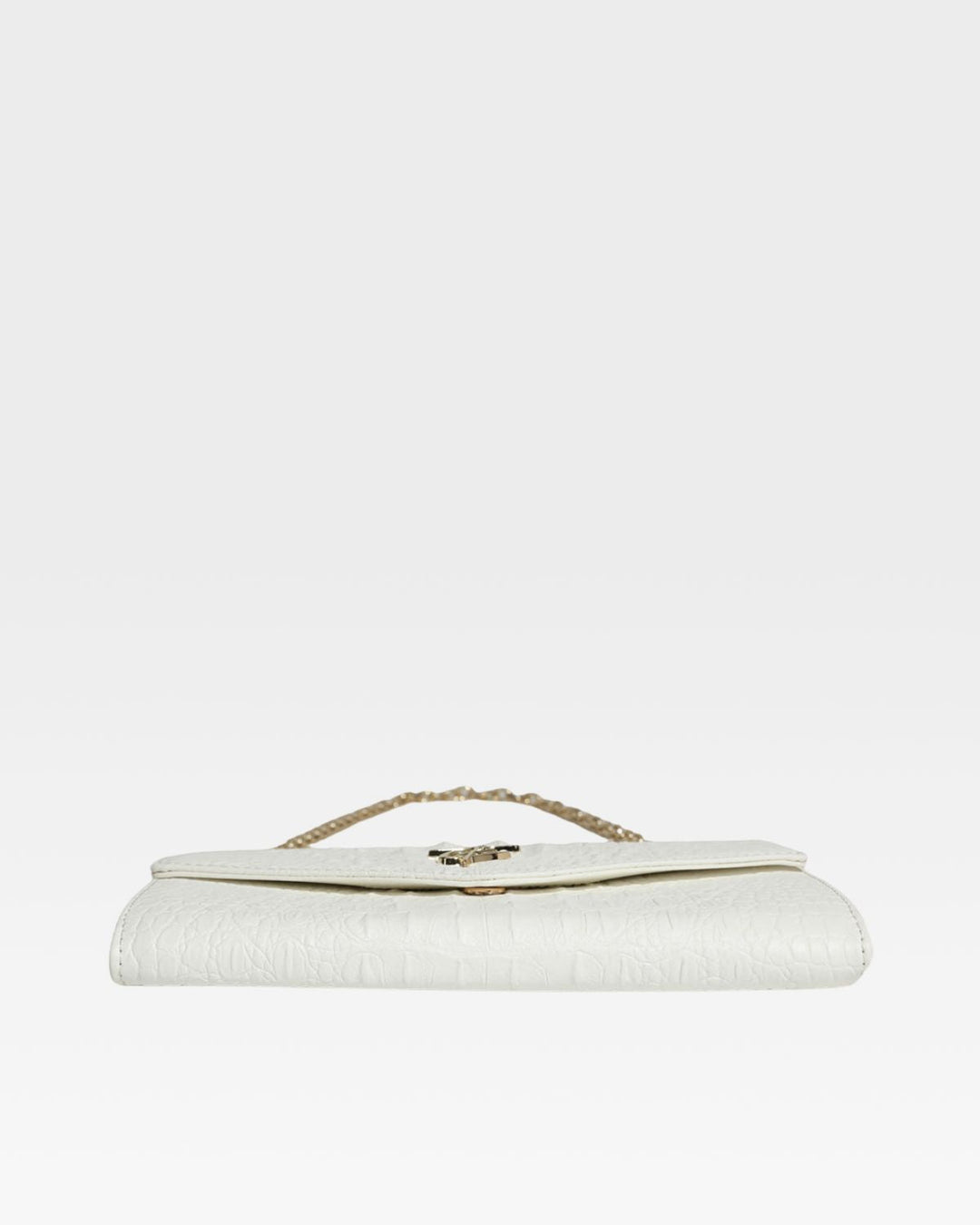 Apollo 2 Clutch Shoulder Bag in White