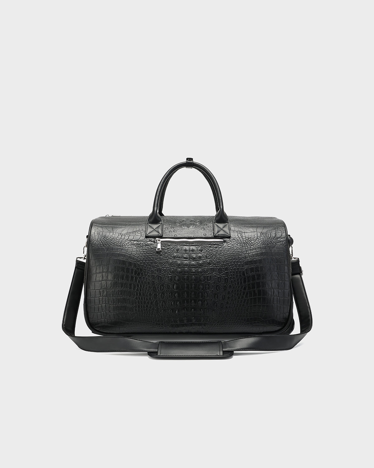 Statement Rolling Duffle Bag in Black