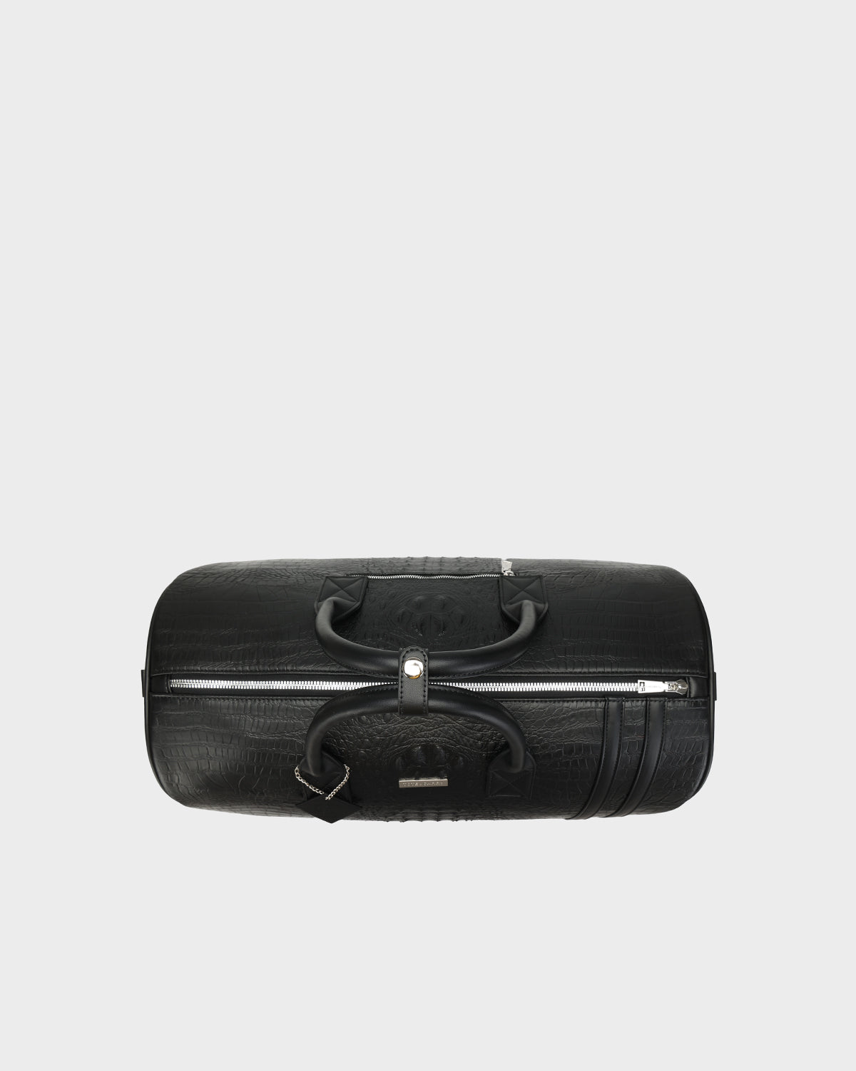 Statement Rolling Duffle Bag in Black