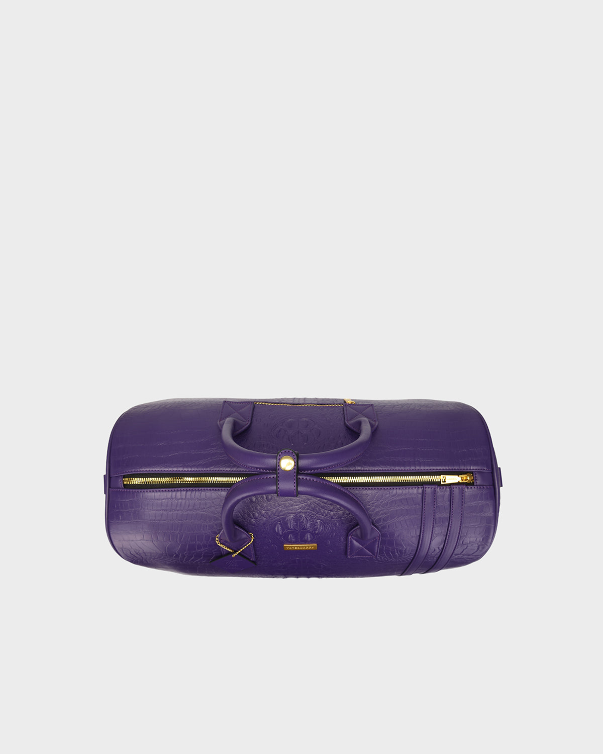 Statement Rolling Duffle Bag in Purple