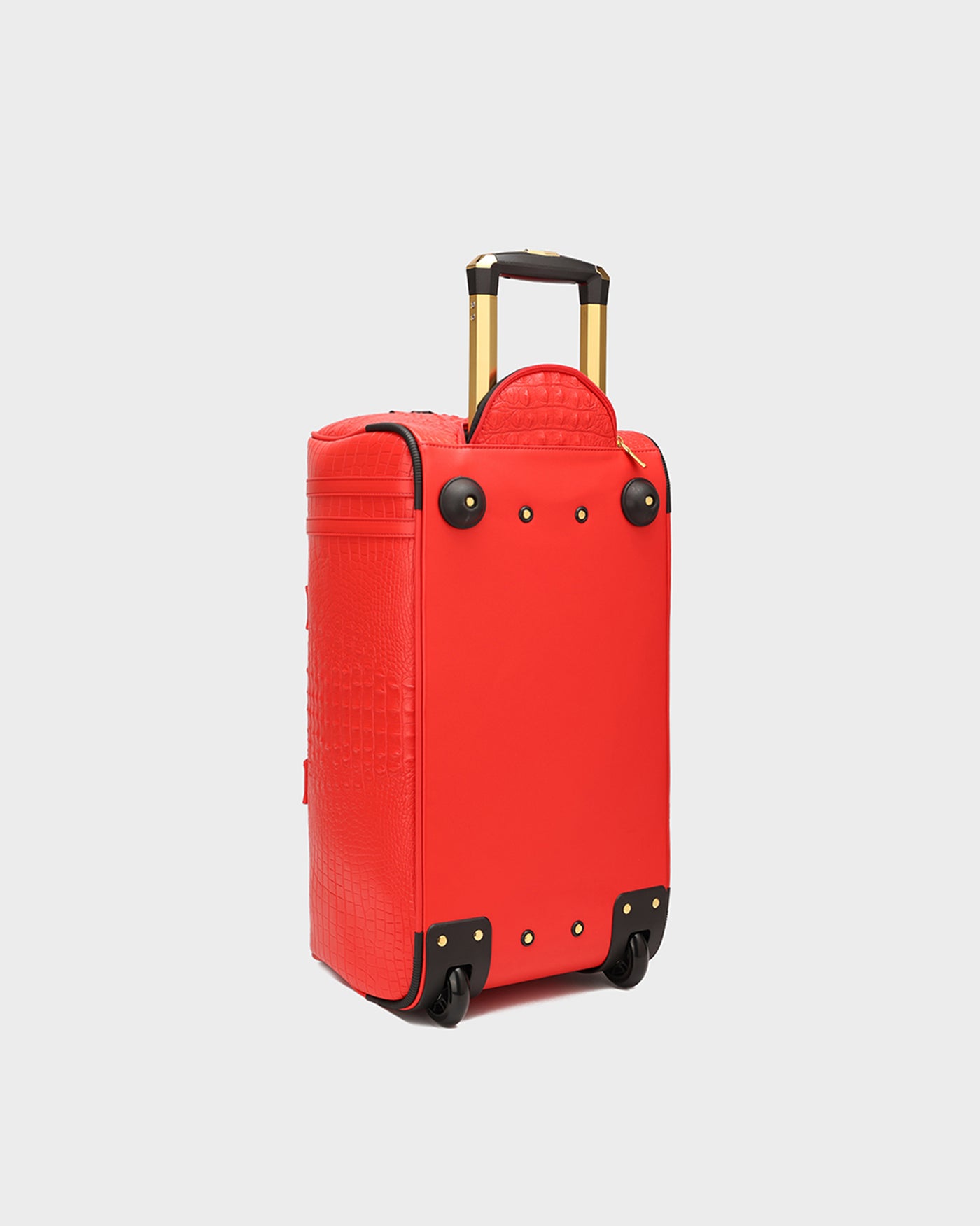 Statement Rolling Duffle Bag in Red