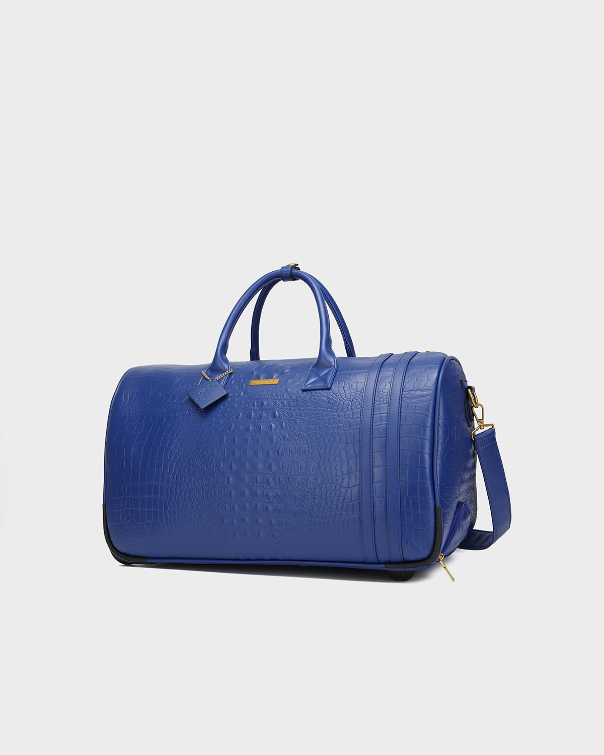 Statement Rolling Duffle Bag in Royal Blue