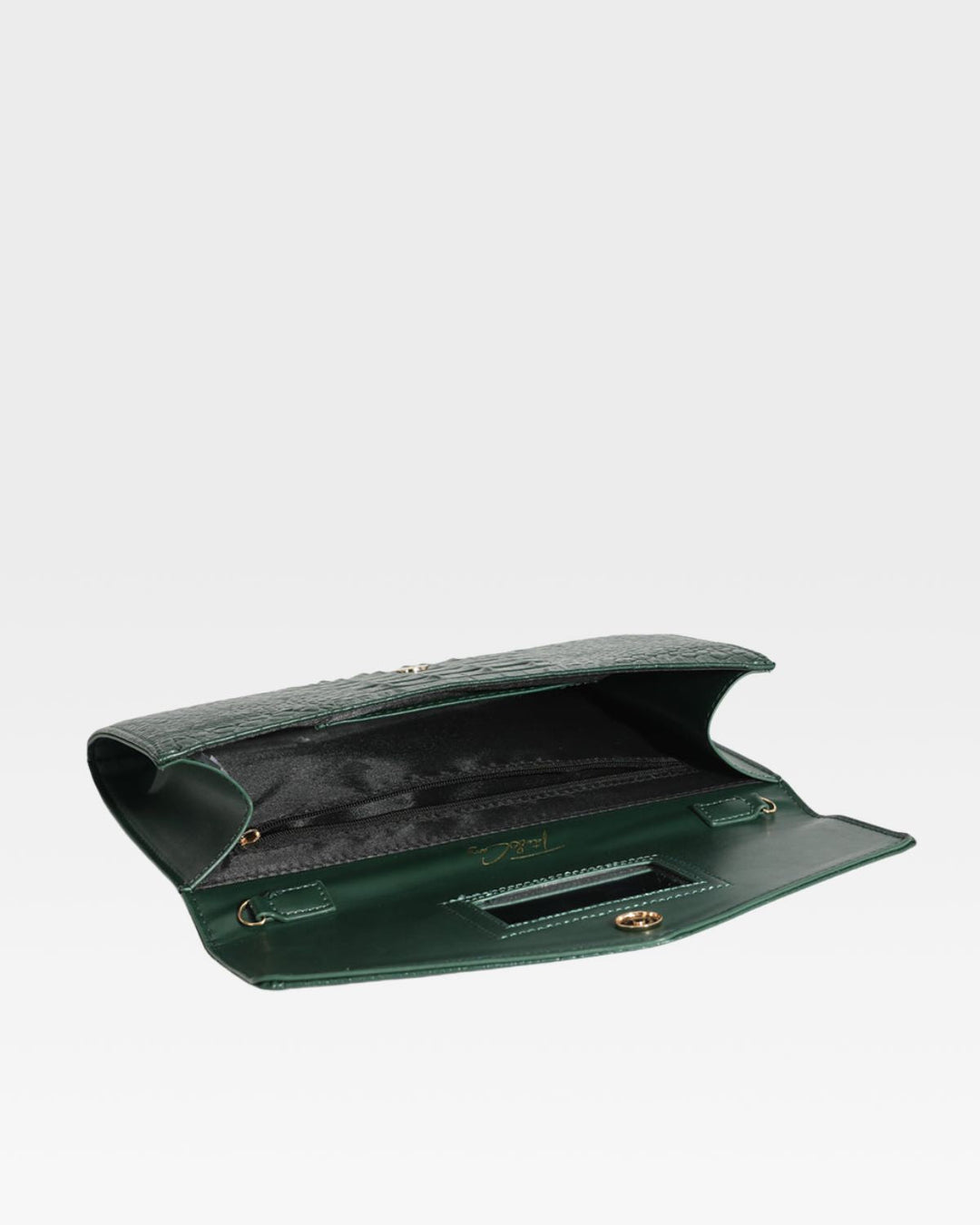 Apollo 2 Clutch Shoulder Bag in Emerald Green