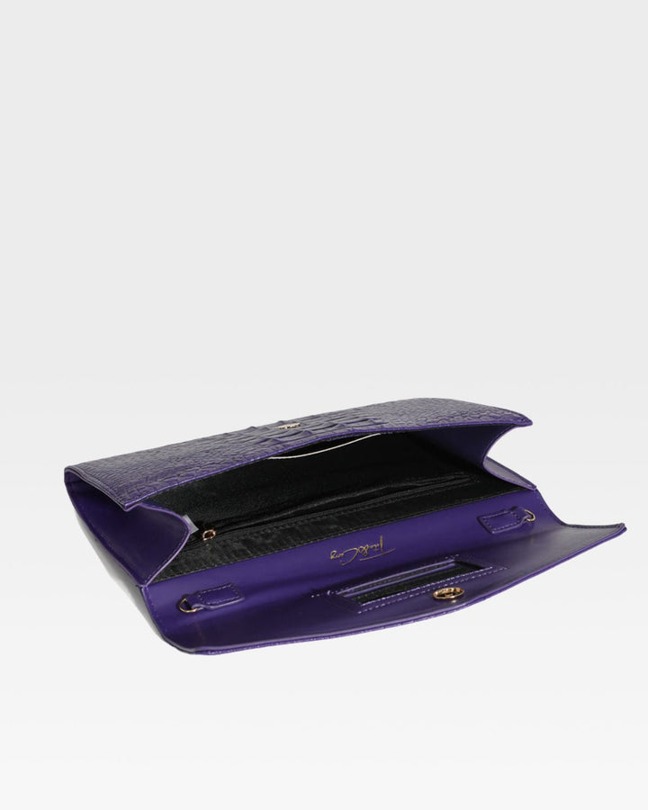 Apollo 2 Clutch Shoulder Bag in Purple