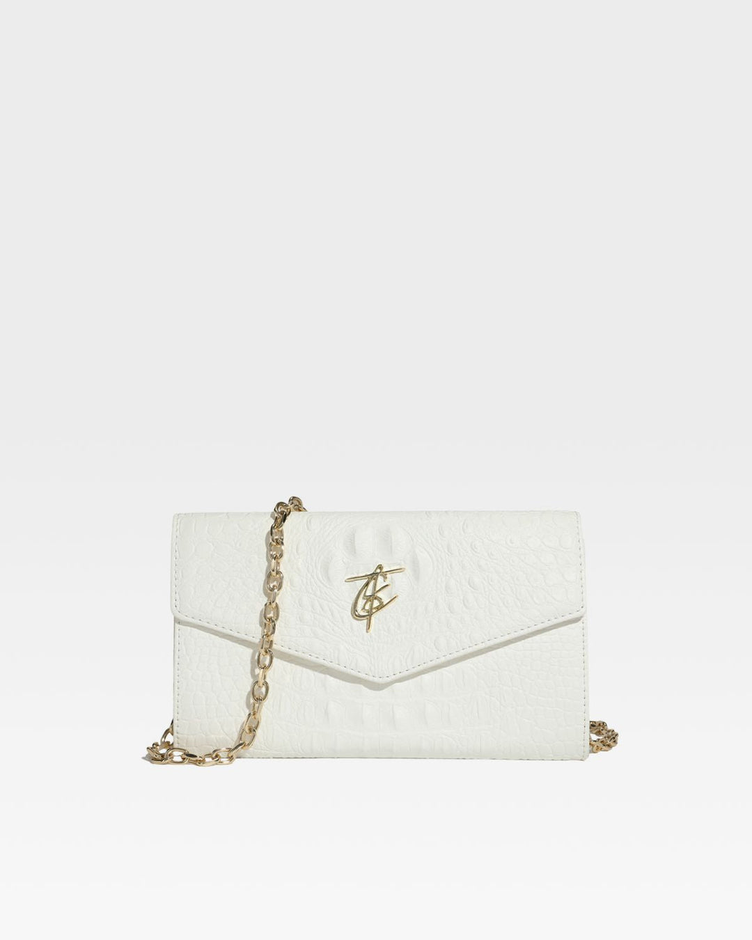 Apollo 2 Clutch Shoulder Bag in White