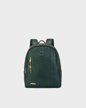 Statement Traveler Backpack in Emerald Green