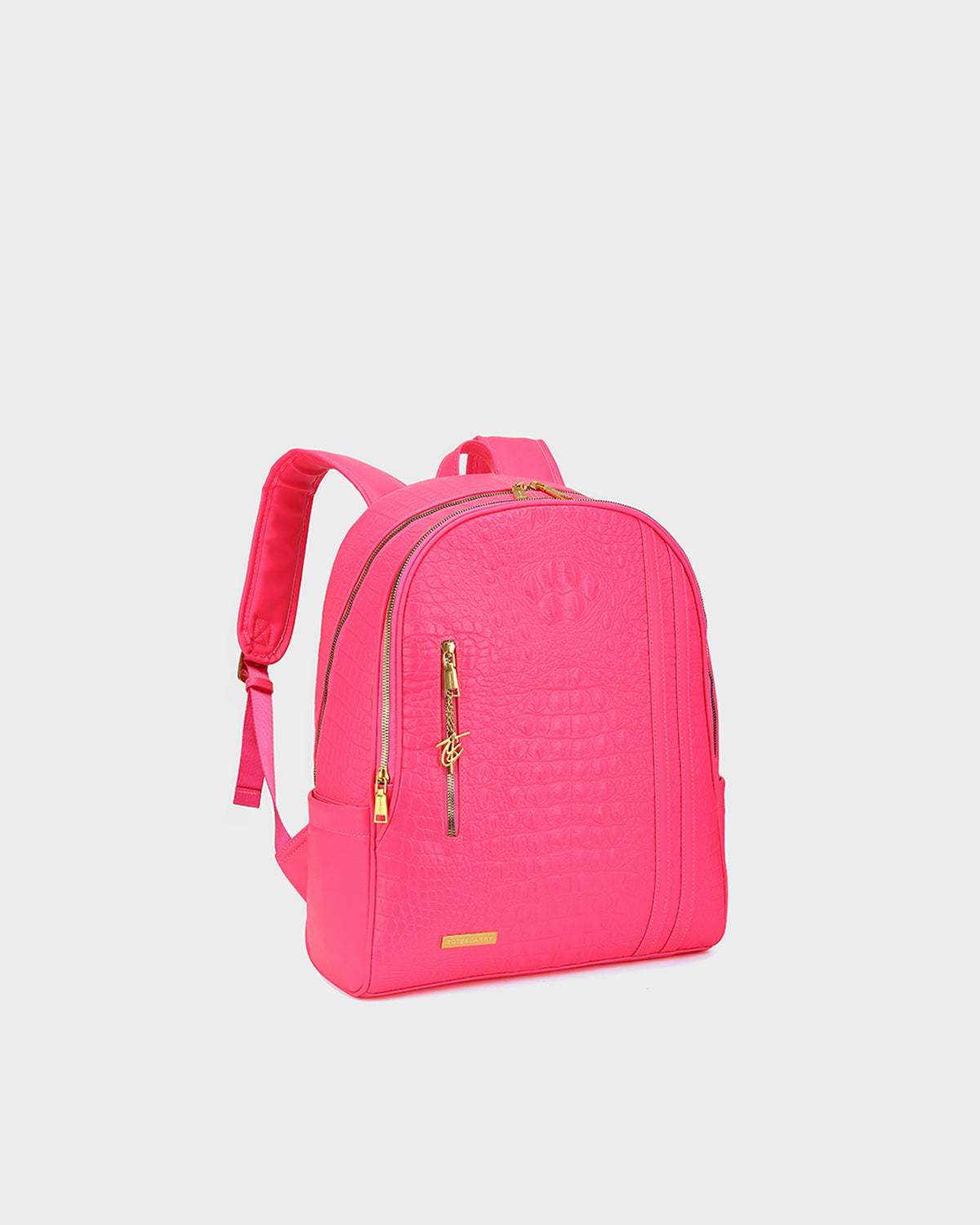 Statement Traveler Backpack in Neon Pink
