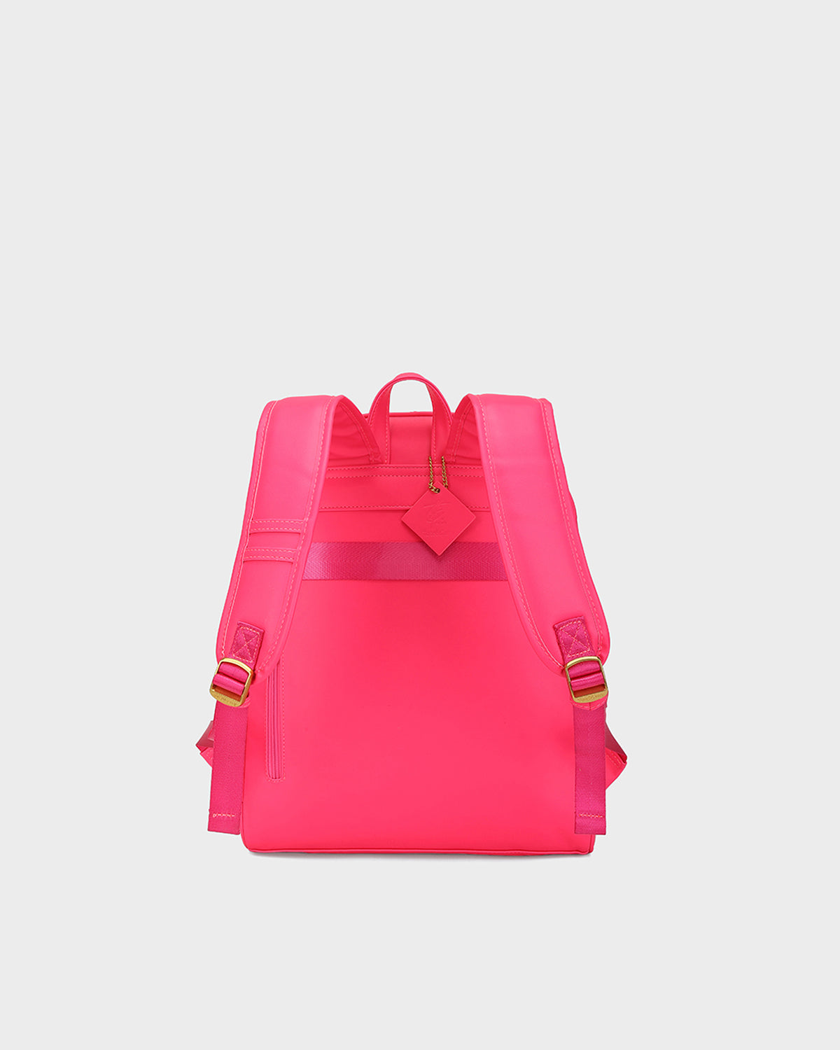 Statement Traveler Backpack in Neon Pink