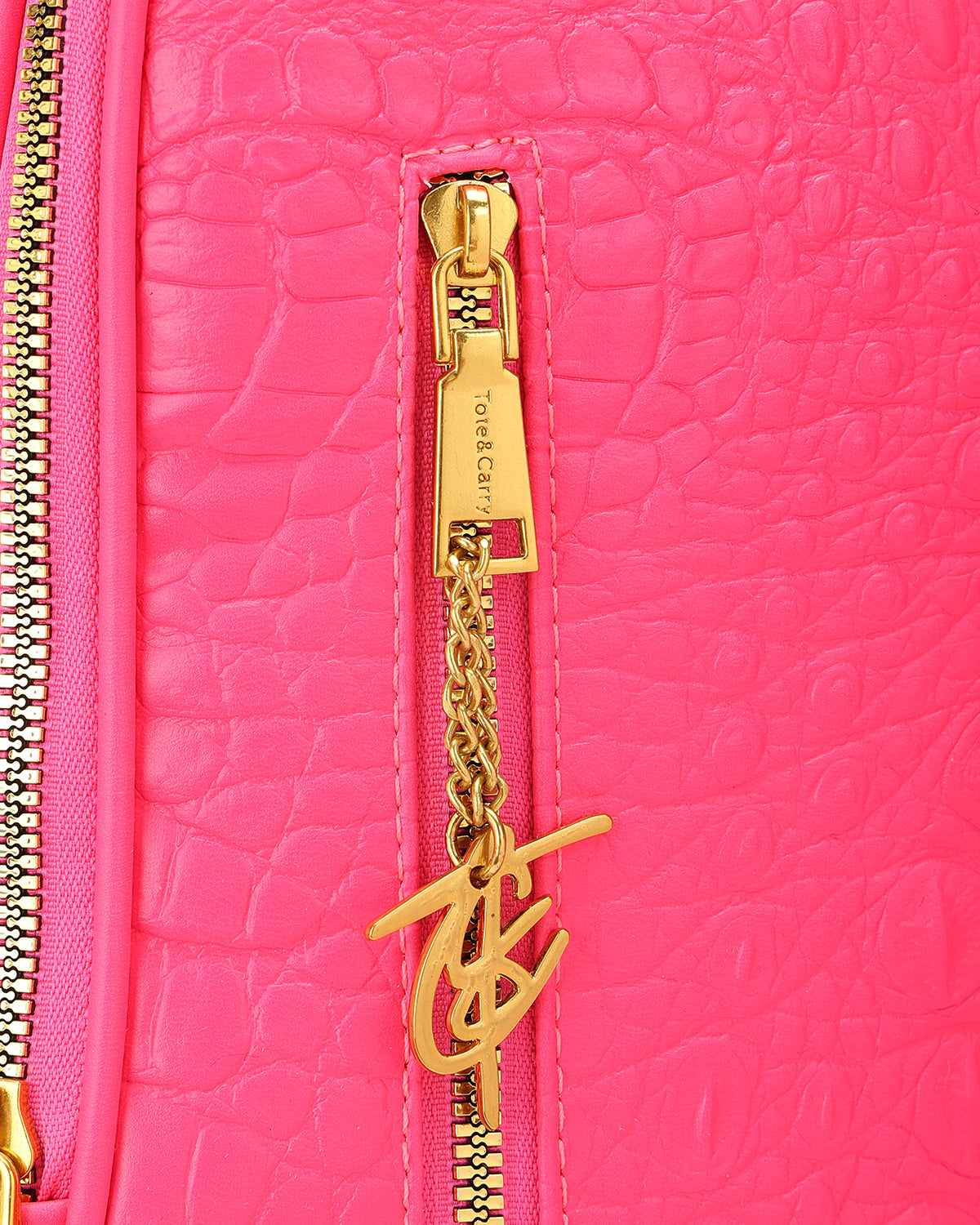 Statement Traveler Backpack in Neon Pink