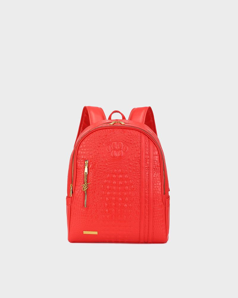 Statement Traveler Backpack in Red