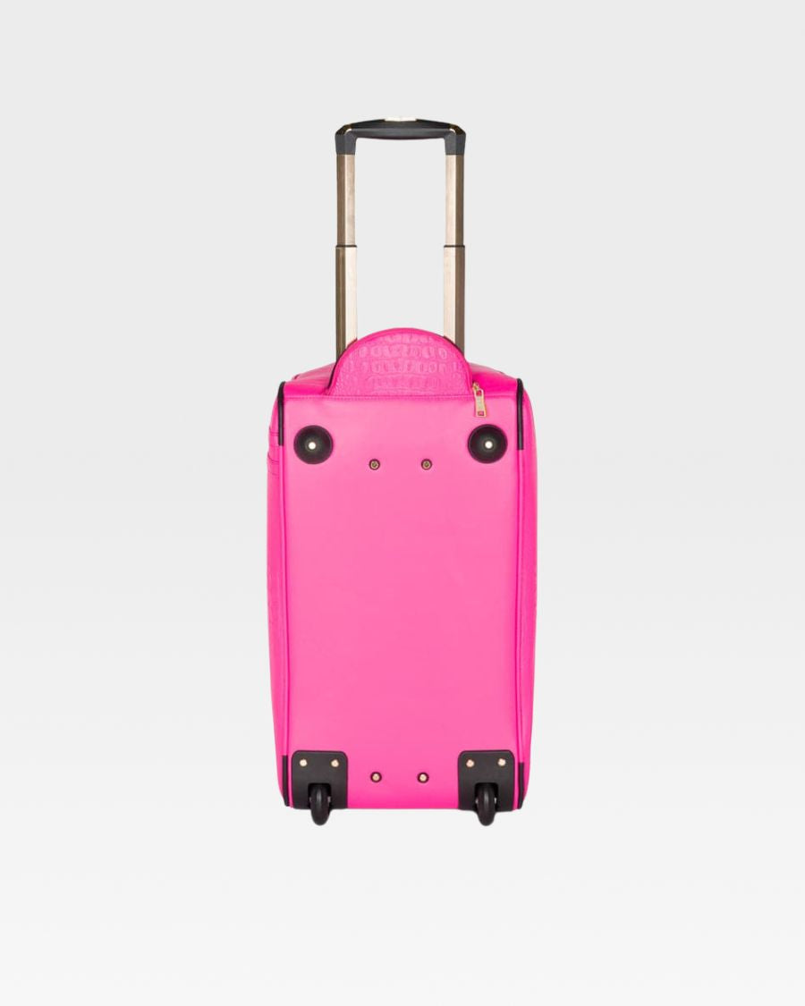 Apollo 2 Rolling Duffle Bag in Neon Pink