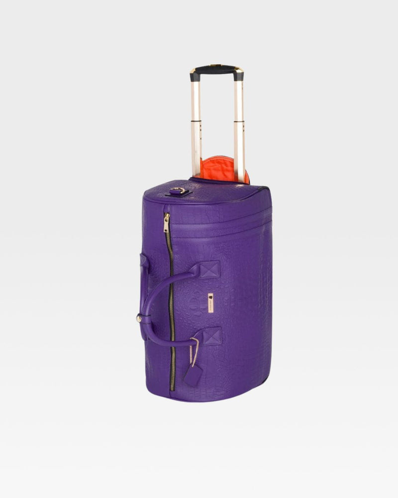 Apollo 2 Rolling Duffle Bag in Purple