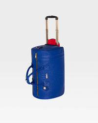 Statement Traveler Rolling Duffle in Royal Blue