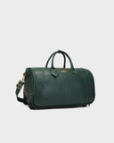 Statement Rolling Duffle Bag in Emerald Green V2