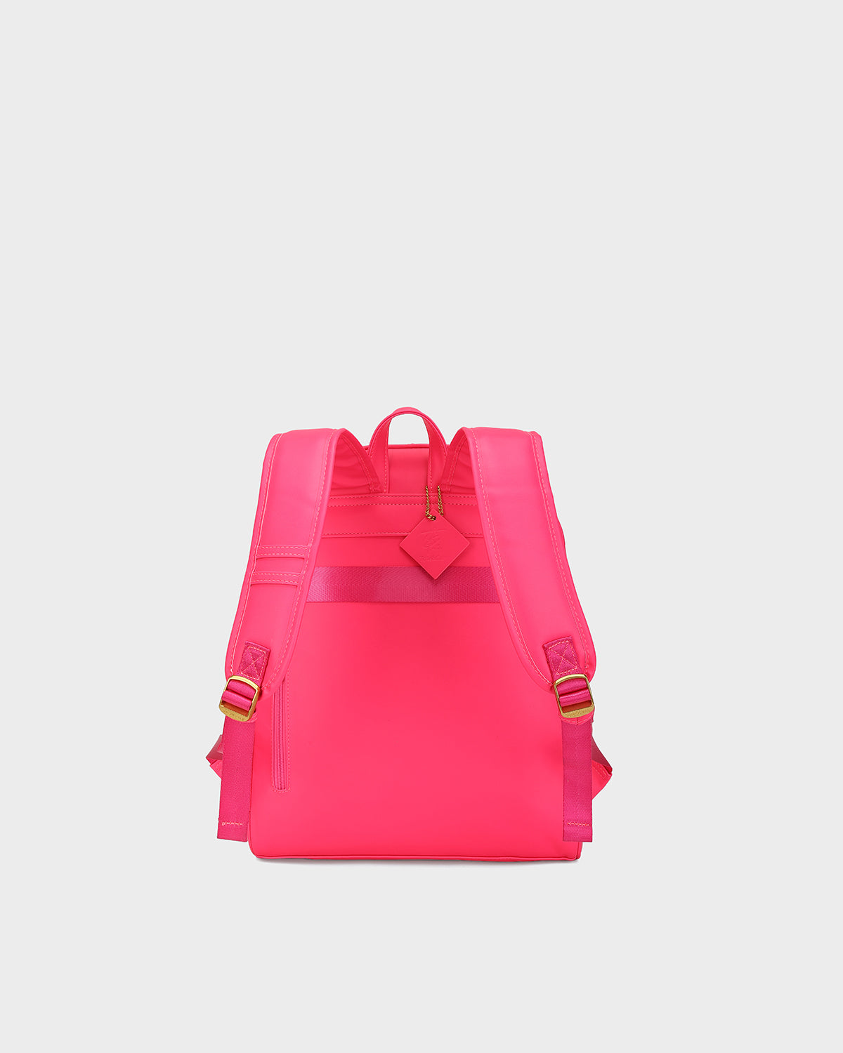 Statement Traveler Rolling Duffle Set in Neon Pink