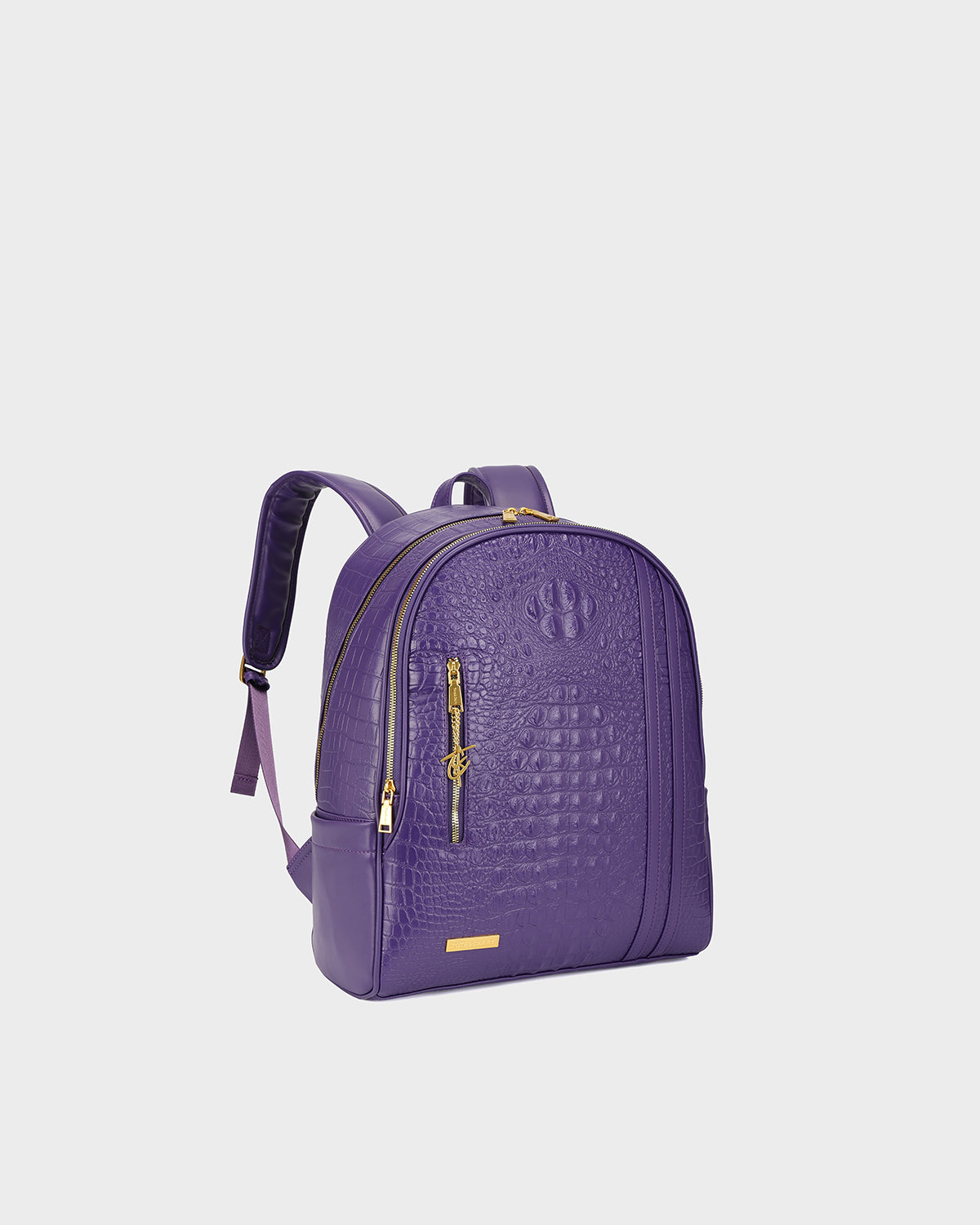 Statement Traveler Rolling Duffle Set in Purple