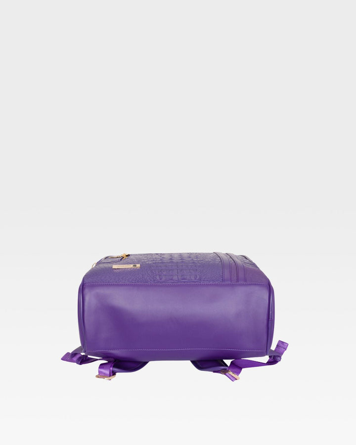 Apollo 2 Backpack & Rolling Duffle Bag Set in Purple
